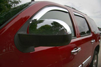 07-08 Chevrolet Silverado, 07-08 Chevrolet Suburban, 07-08 Chevrolet Tahoe, 07-08 Gmc Sierra, 07-08 GMC Yukon / Yukon XL Putco Mirrors - Upper Mirror Replacement Overlays