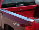 07-08 Chevrolet Silverado 5.5 ft bed Putco Bed Protector - Stainless Steel Skins Holes