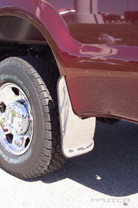 04-08 Ford F150 Putco Mud Flaps - Front Form Fitted w/ Factory Flares