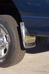 00-06 Chevrolet Suburban, 00-06 Chevrolet Tahoe, 00-06 Gmc Yukon / Yukon XL, 99-02 Chevrolet Silverado LD, 99-02 Gmc Sierra LD Putco Mud Flaps - Front Form Fitted