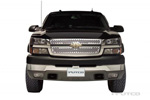 05-06 Chevrolet Silverado HD / 06 LD Putco Bolt-Over Grilles - Punch Stainless Steel