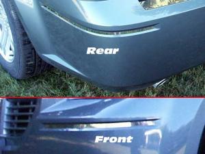 05-10 Dodge Magnum 4 Door QAA Front and Rear Bumper Inserts