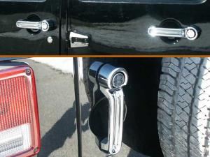 07-13 Jeep Wrangler 5 Door Includes Rear Tailgate QAA Door Handle Covers