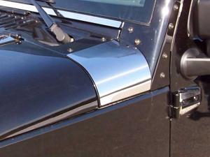 07-13 Jeep Wrangler 4 Door QAA Hood Accent Trims