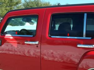 06-09 Hummer H3 QAA Window Sill Trims