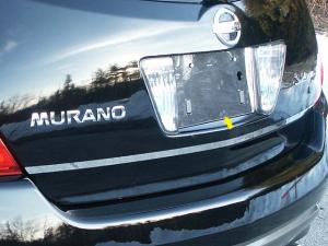04-07 Nissan Murano QAA License Plate Bezel