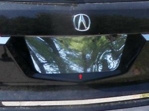 07-13 Acura MDX QAA License Plate Bezel