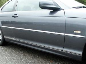 00-05 BMW 3 Series 2 Door QAA Body Side Molding Accent Trims (13/16