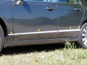 06-10 Honda Civic 4 Door QAA Body Side Molding Accent Trims (1/2-13/16