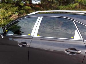 10-13 Lexus RX350/RX450 QAA Pillar Post Trims with Mirror Pieces