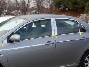 09-12 Toyota Corolla 4 Door QAA Pillar Post Trims