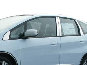 09-13 Honda Fit 4 Door QAA Pillar Post Trims with Front Mirror Accents