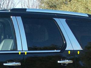 07-13 Cadillac Escalade QAA Pillar Post Trims 