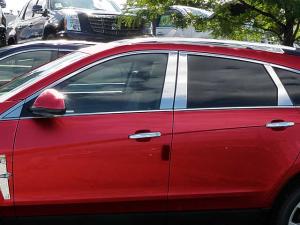 10-13 Cadillac SRX QAA Pillar Post Trims with Front Triangle Accents