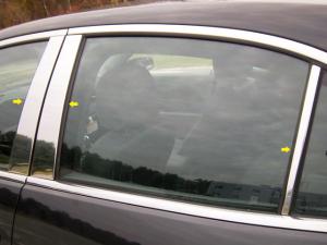 2013 Chevy Malibu QAA Pillar Post Trims 