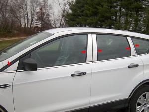 2013 Ford Escape without Keyless Entry (Front Triangle) QAA Pillar Post Trims