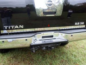 04-12 Nissan Titan QAA Lower Rear Tailgate Trim (1