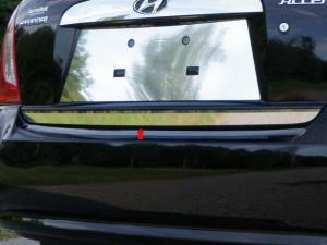 06-11 Hyundai Accent 4 Door QAA Rear Deck Trim with Top Crease (1 1/2