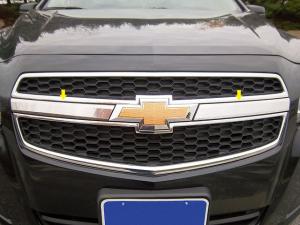 2013 Chevy Malibu QAA Grille Accent Trims - Around Logo