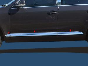 04-10 Volkswagen Touareg 4 Door QAA Upper Rocker Panel Trims with Reverse Trims Crease (1.75