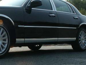 98-11 Lincoln Town Car 4 Door QAA Lower Rocker Panel Trims (4 1/2