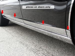 06-11 Buick Lucerne 4 Door QAA Lower Rocker Panel Trims (2-2 9/16