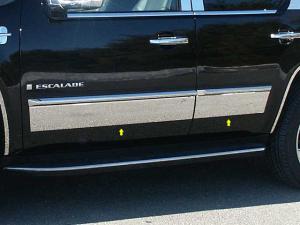 07-13 Cadillac Escalade  QAA Upper Rocker Panel Trims (6