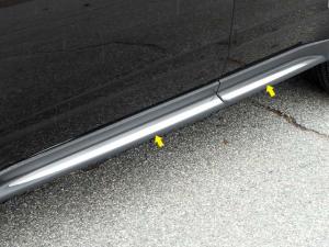 10-13 Chevy Equinox 4 Door QAA Lower Rocker Panel Trims - On Cladding (1 1/2