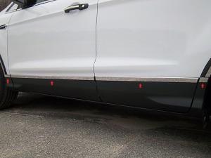 2013 Ford Escape  QAA Lower Rocker Panels with Flares (1.250