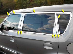 10-13 Kia Soul QAA Window Trim Package 