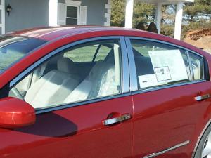 04-08 Nissan Maxima 4 Door QAA Window Trim Package with Pillar Posts and Window Sill Trims