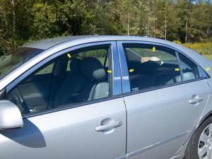 06-10 Hyundai Sonata 4 Door QAA Window Trim Package