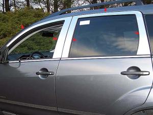 07-09 Mitsubishi Outlander QAA Window Trim Package with Pillar Posts