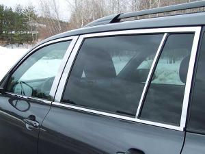 08-12 Toyota Highlander QAA Window Trim Package with Pillar Posts and Window Sill Trims