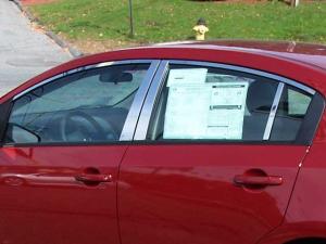 07-12 Nissan Sentra 4 Door QAA Window Trim Package with Pillar Posts