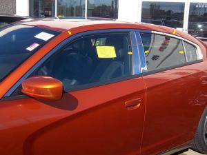 11-13 Dodge Charger QAA Window Trim Package without Window Sill Trims