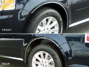 09-13 Ford Flex (Full Length) QAA Wheel Well Trims - Full Length