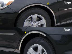 2013 Chevy Malibu QAA Wheel Well Trims - Cut to Rockers (1