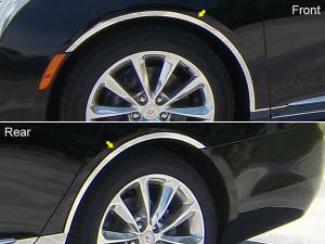 13 Cadillac XTS 4 Door QAA Wheel Well Trims with Adhesive