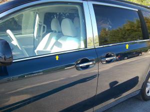 11-12 Toyota Sienna QAA Window Sill Trims (5/8