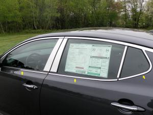 11-13 Kia Optima 4 Door QAA Window Sill Trims