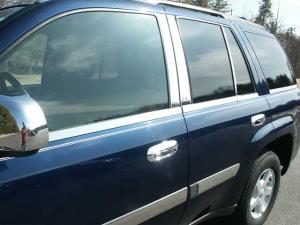 02-08 Chevy Trailblazer 4 Door (Standard Only - No XL, Extended) QAA Window Sill Trims