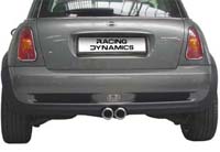 02-06 Mini Cooper S R50 Racing Dynamics Mufflers - Sport Rear Muffler