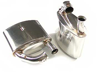 96-98 993 Racing Dynamics - Hi Flow Performance Exhaust Mufflers