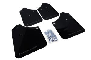 Subaru Impreza 2002-2007 RS, 2.5i, WRX, STI Rally Armor Mud Flaps - Black/Grey Logo