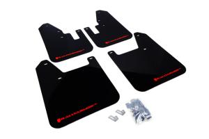 Subaru 98 to 02 Subaru Forester 1998-2002 Rally Armor Mud Flaps - Black/Red Logo