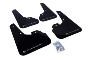 Mazda 3 2010-2013 I, Mazdaspeed, S Rally Armor Mud Flaps - Black/Silver Logo