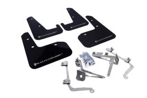 Subaru WRX & STI Sedan 2011-2014 WRX Sedan, STI Sedan Rally Armor Mud Flaps - Black/Silver Logo