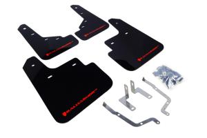 Mazda 3 2014-16 Grand Touring, Sport, SV, Touring Rally Armor Mud Flaps - Black/Red Logo