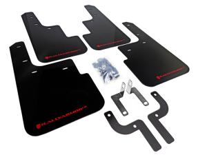 Mitsubish Outlander Sport 2010-15 Outlander Sport/ASX/RVR Rally Armor Mud Flaps - Black/Red Logo